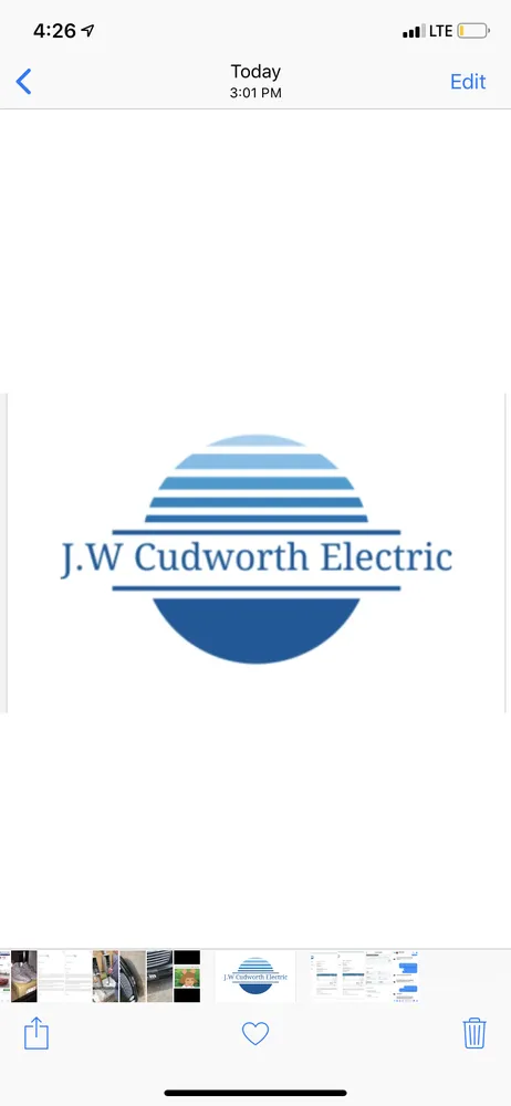 Slide of J W Cudworth