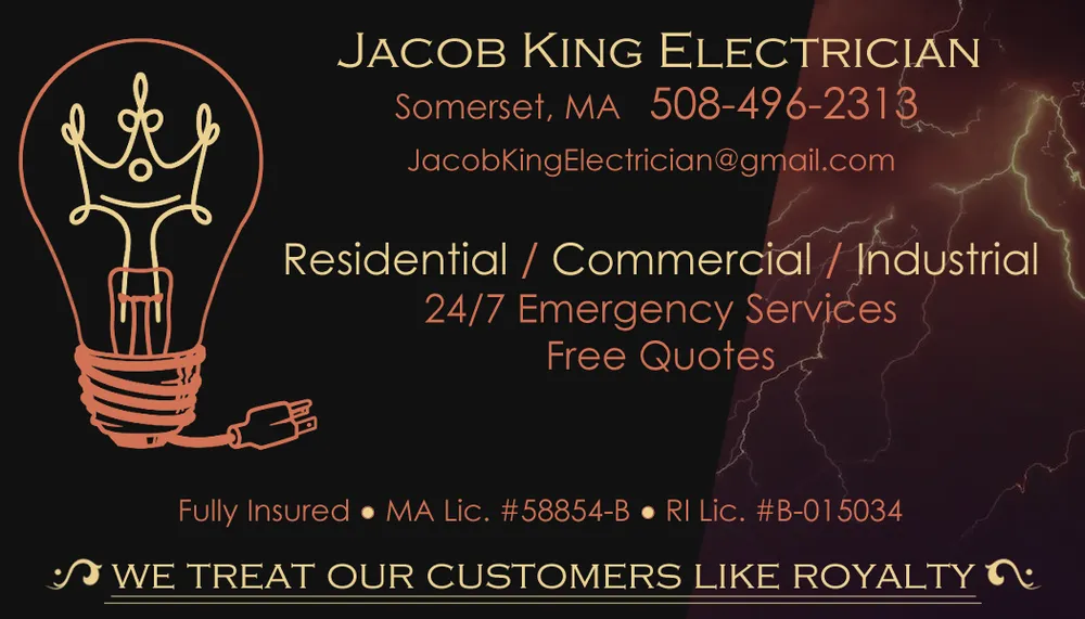 Slide of Jacob King Electrician