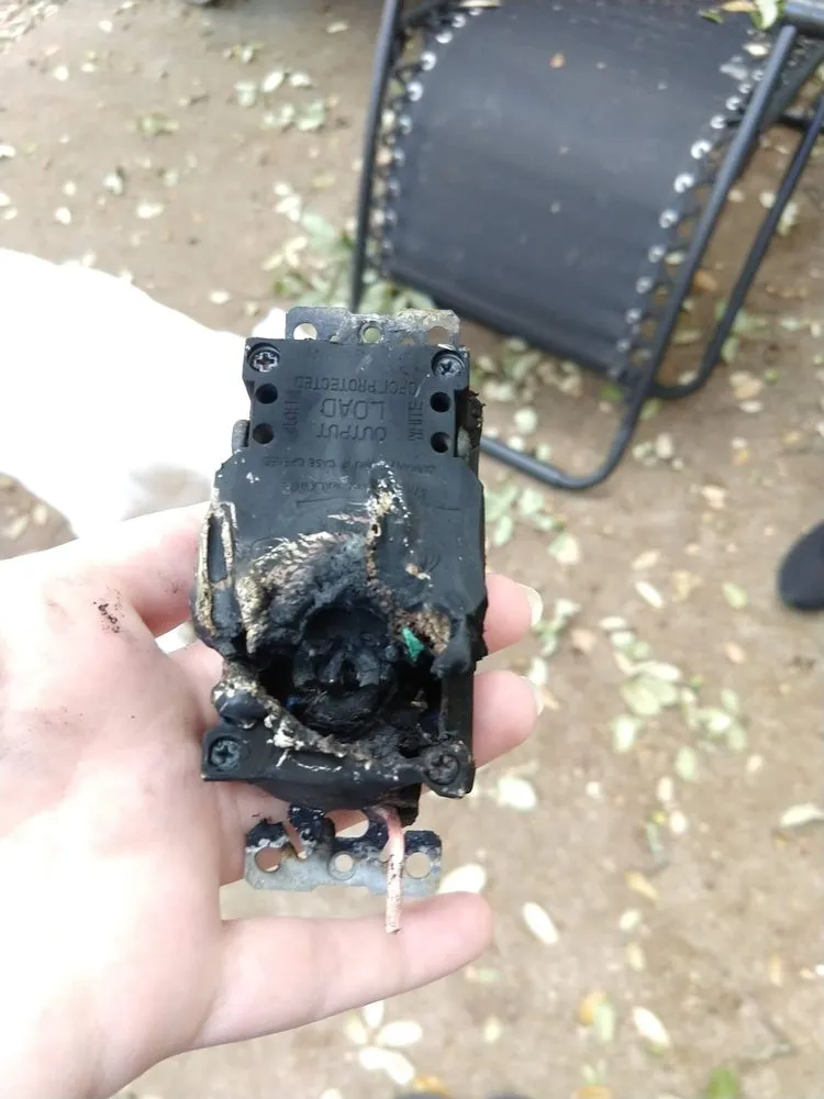 Slide of Jacobs Ladder Electrical