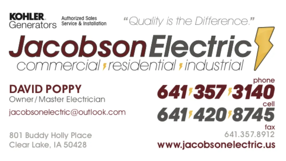 Slide of Jacobson Electric