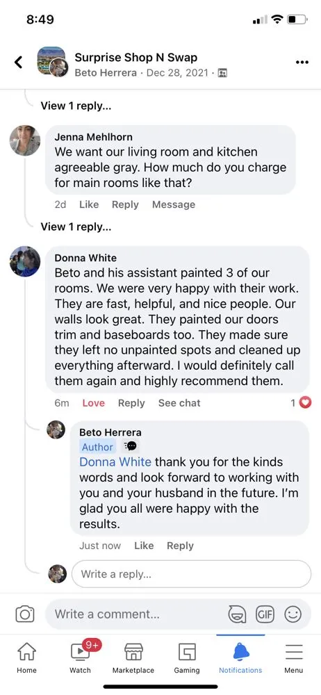 Slide of JAE’S Home Improvements