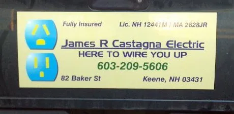 Slide of James R Castagna Electric