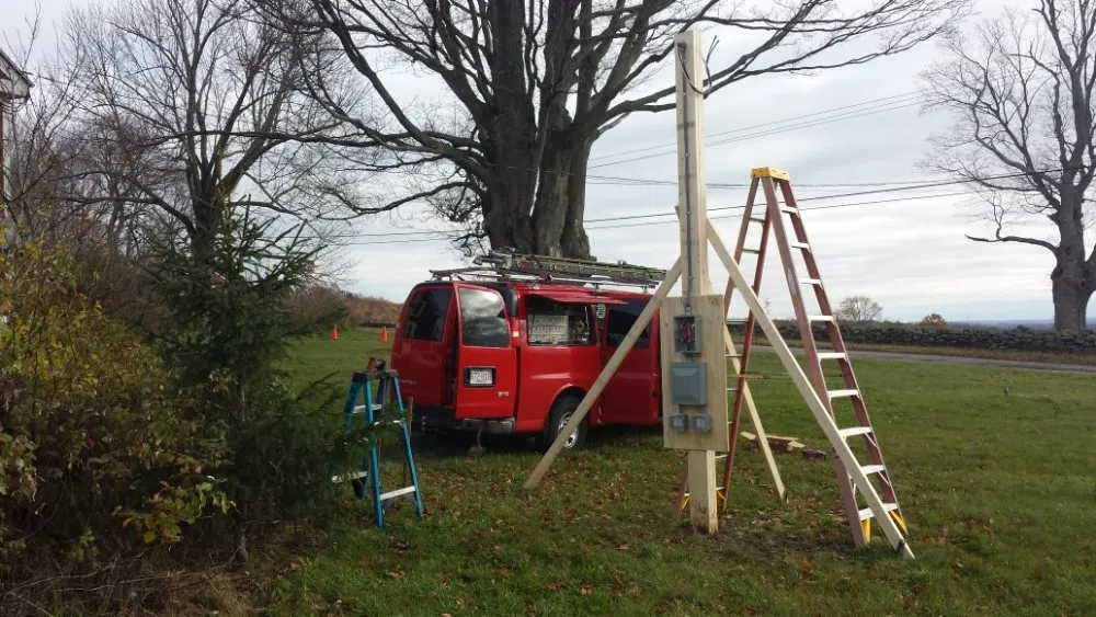 Slide of James R Stewart, Licensed Electrician