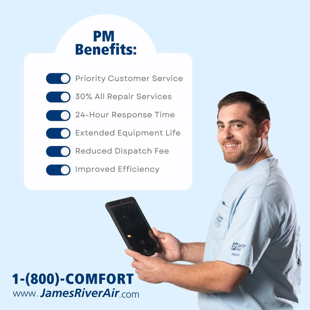 Slide of James River Air Conditioning