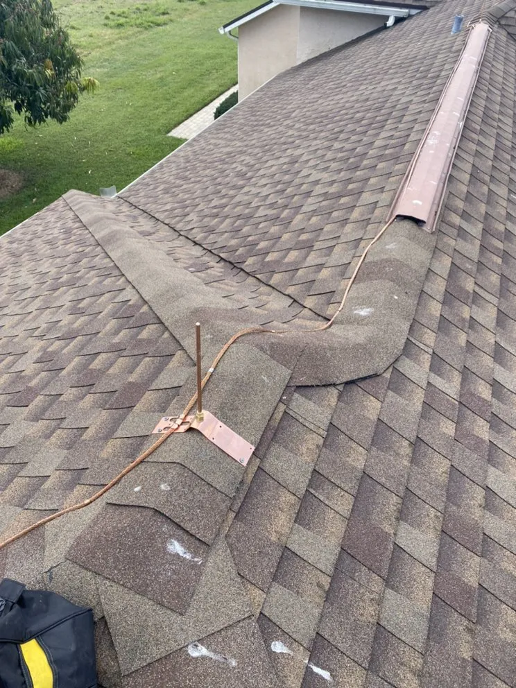 Slide of James townsley lightning rods