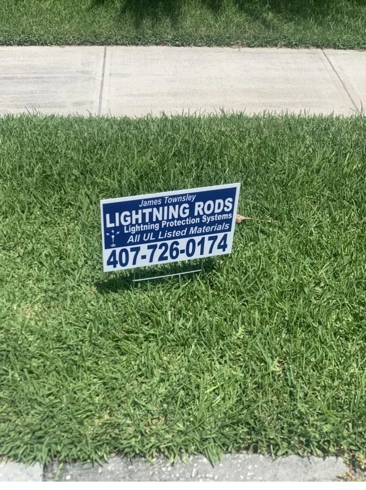 Slide of James townsley lightning rods