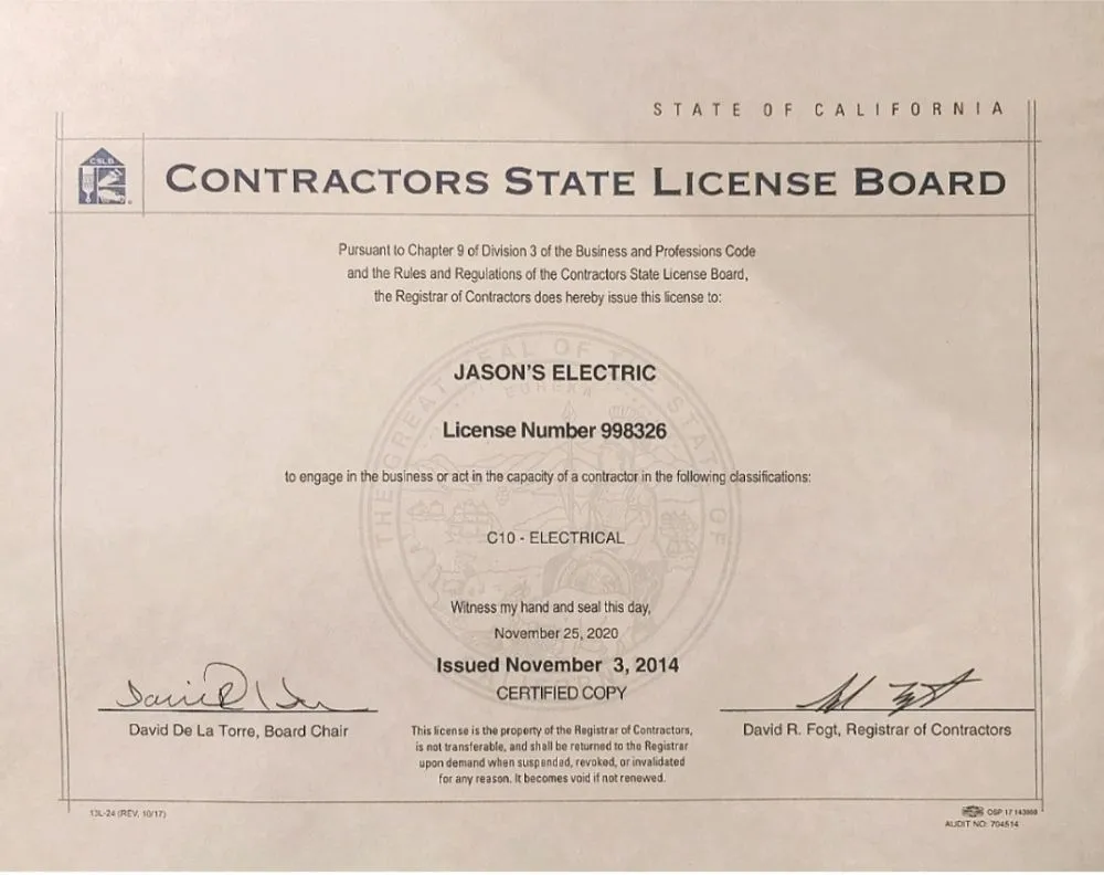 Slide of Jason's Electric