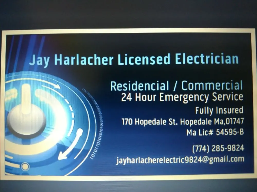 Slide of Jay Harlacher Electrician