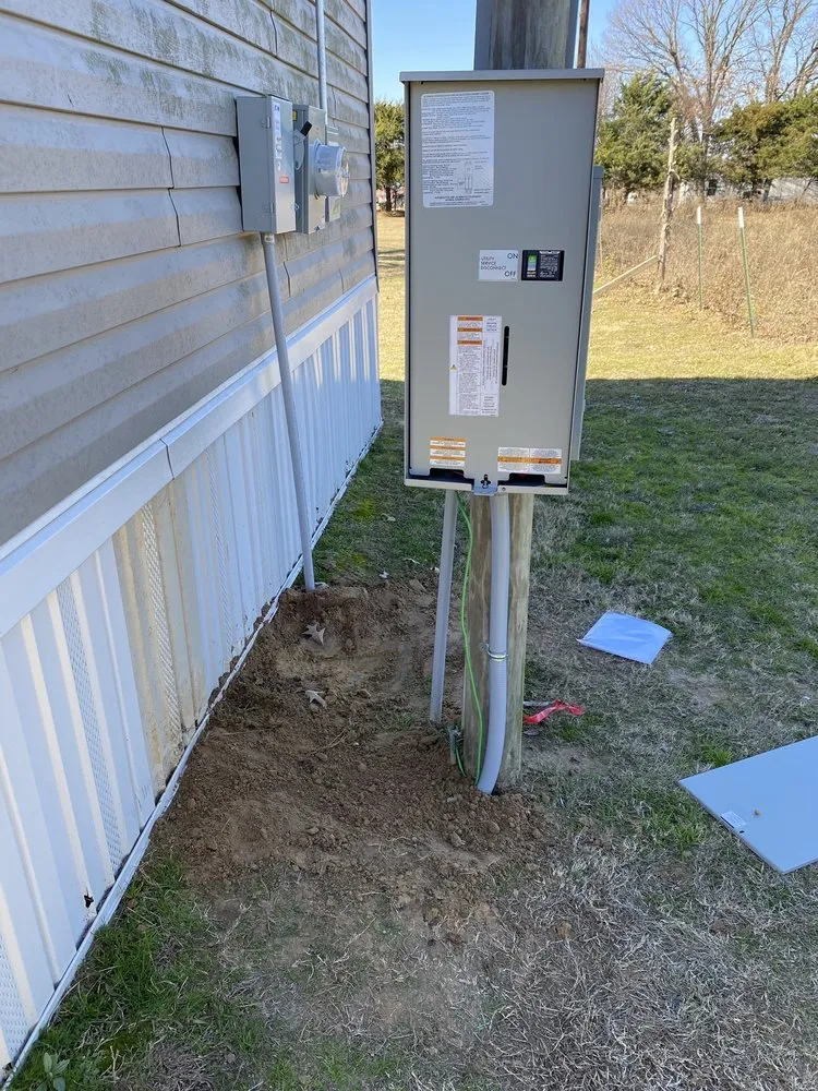 Emergency electrical service for homes in outlet and switch repair, by