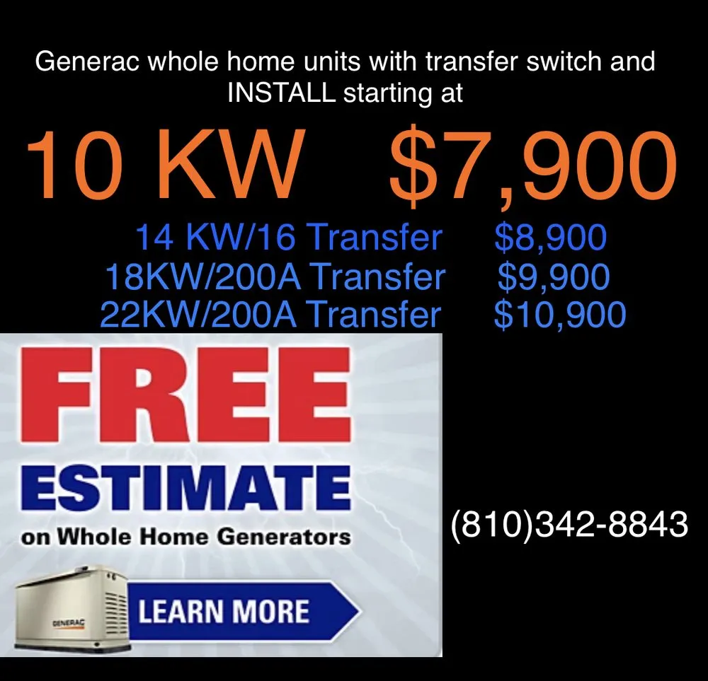 Emergency lighting installation service in Otisville, MI - JC Electric And Generator