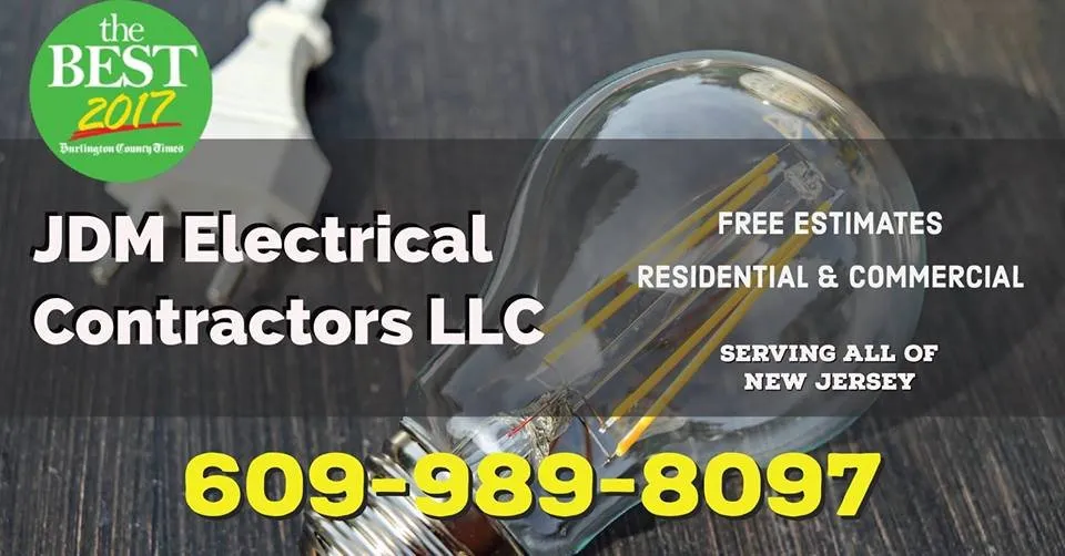 Licensed emergency electrical service service in Vincentown, NJ - JDM Electrical Contractors