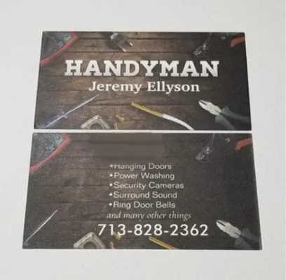 Jeremy Ellyson Handyman Logo