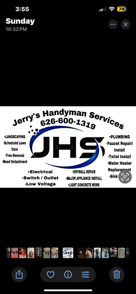 Slide of Jerry’s Handyman Services