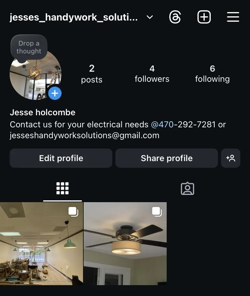 Slide of Jesses handywork solutions