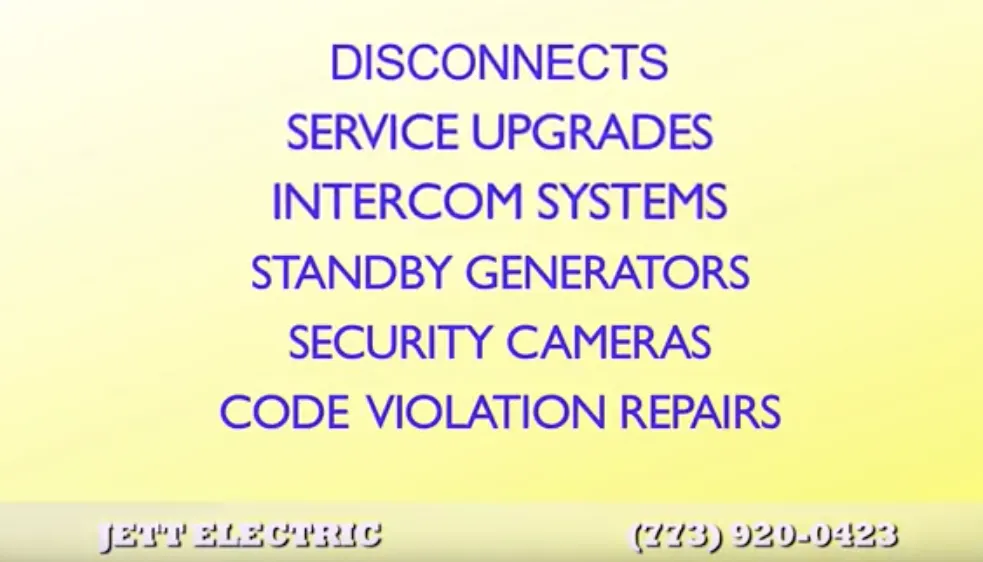 Slide of Jett Electric