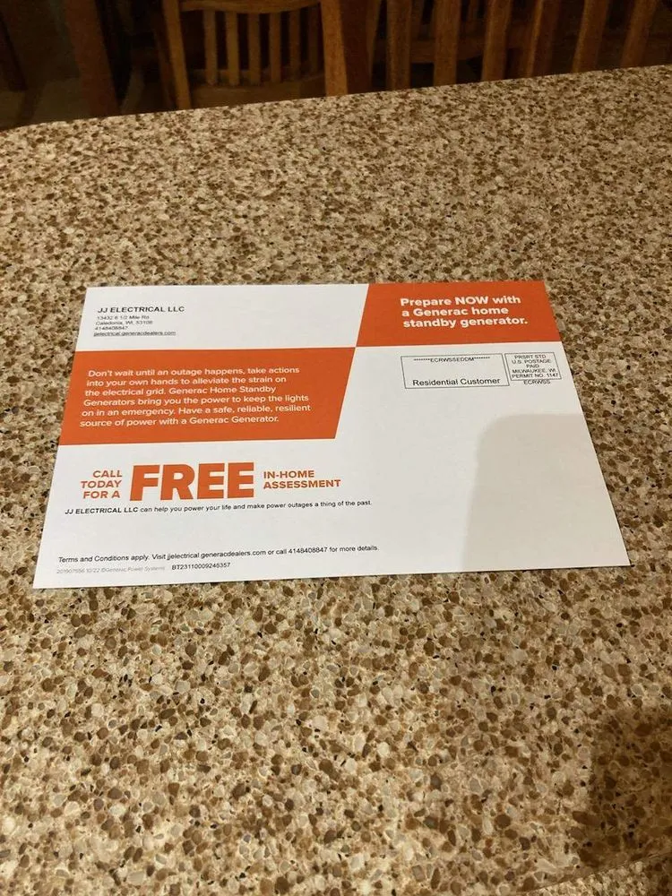 Slide of JJ Electrical