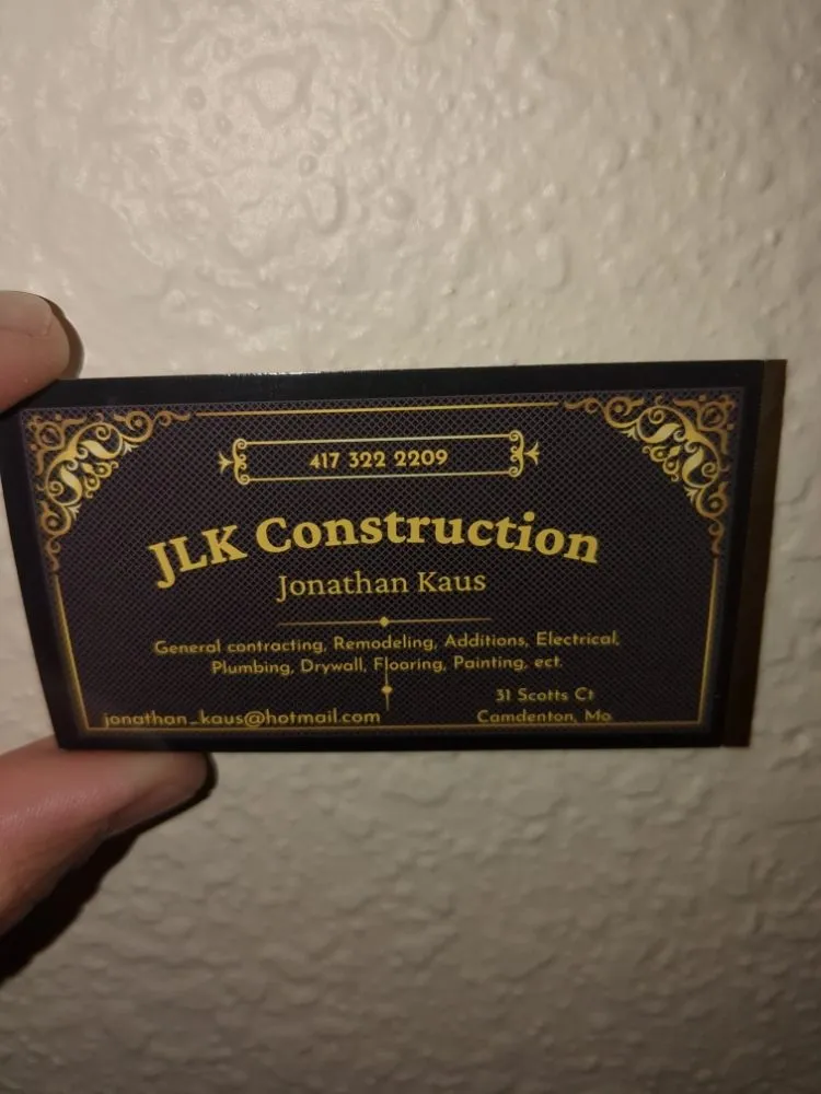 Slide of JLK Construction