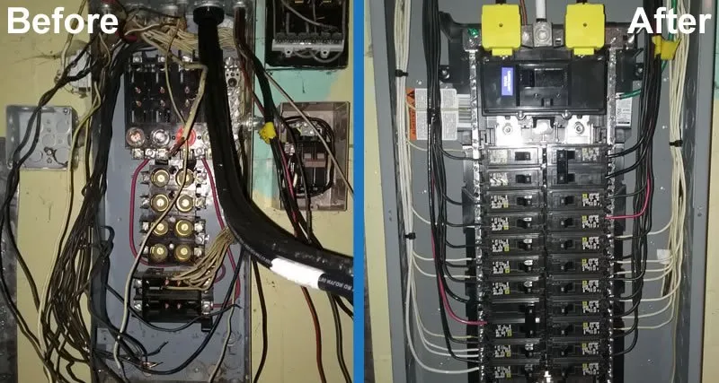 Trusted electrical service for homes in lighting installation, by