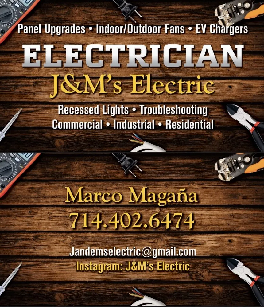 Slide of J&M's Electric