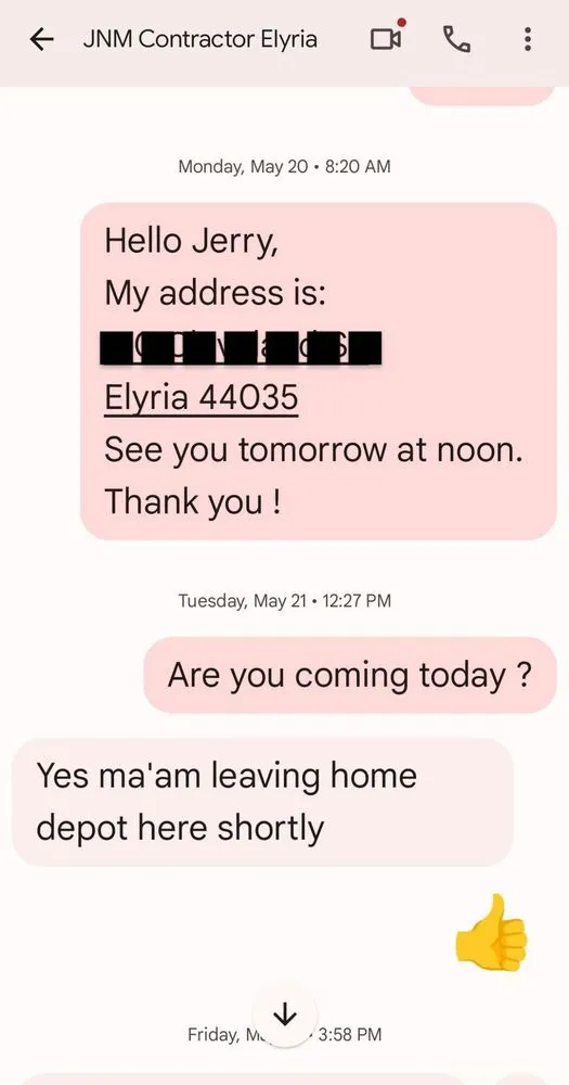 Slide of Jnm Contracting