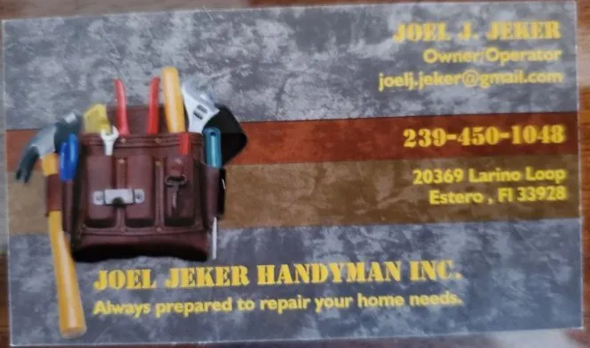 Slide of Joel Jeker Handyman