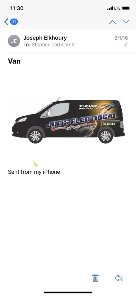 Slide of Joe’s Electrical