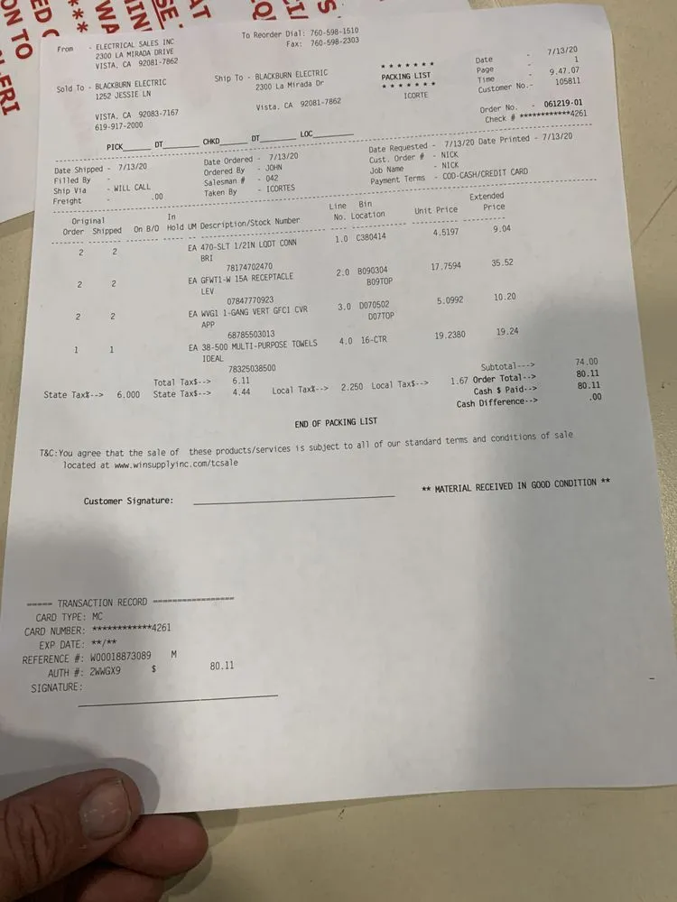 Slide of John Blackburn Electric