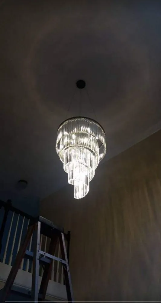 Expert electrician providing panel upgrade in ,