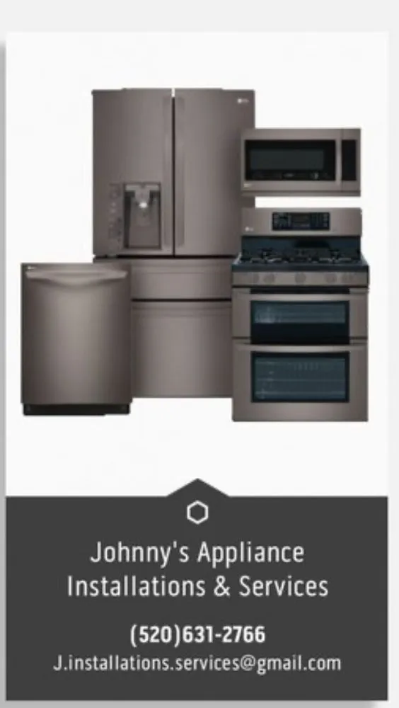 Slide of Johnny’s Appliance Installation & Services