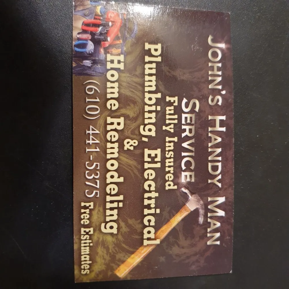 Slide of John's Handy Man Service