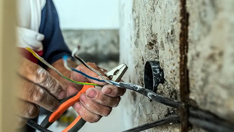 Professional wiring installation in Irvington, KY by Johnson Electrical and Construction