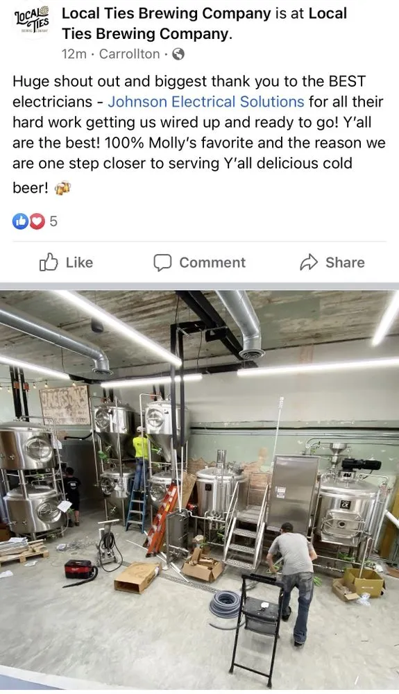 Slide of Johnson Electrical Solutions