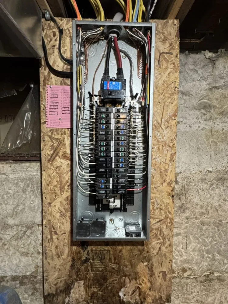 Emergency electrical service for homes in lighting installation,  by 