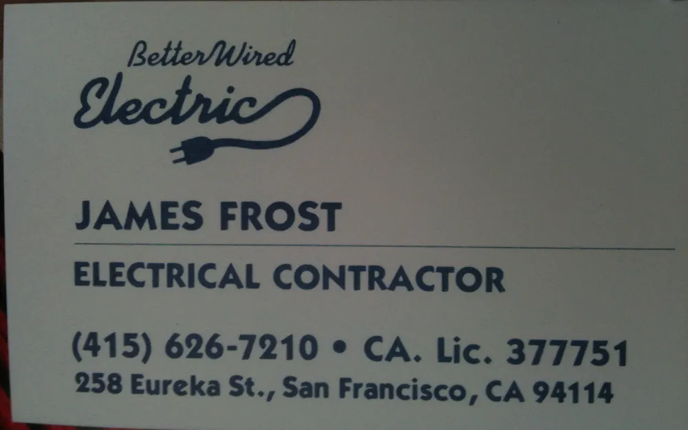 Slide of Josh Frost Better Wired Electric