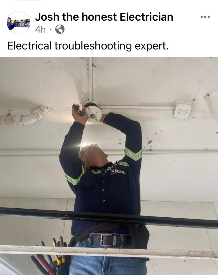 Slide of Josh the Honest Electrician