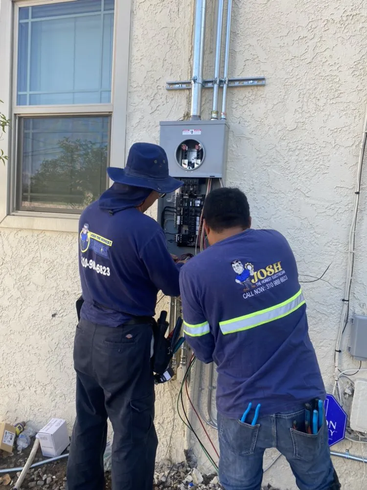 Emergency electrical service for homes in wiring installation,  by 