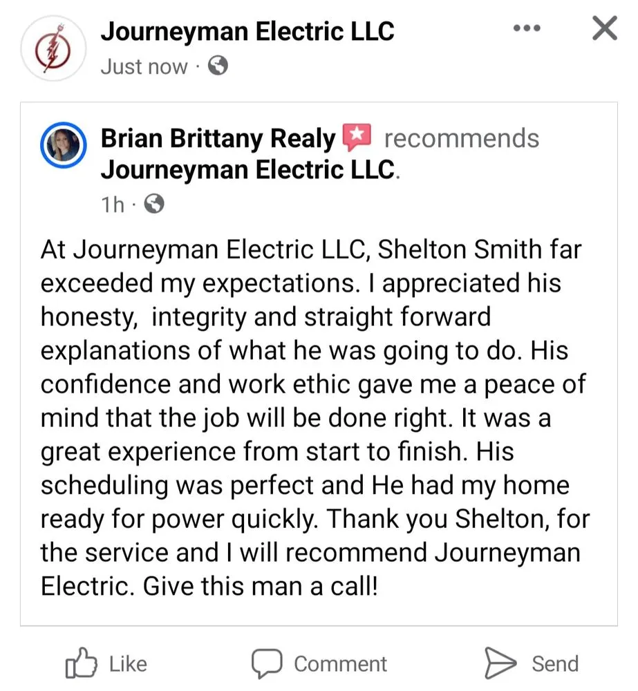 Slide of Journeyman Electric