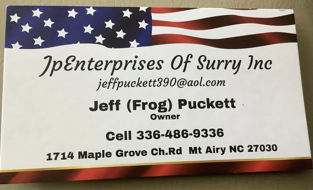 Slide of JP Enterprises