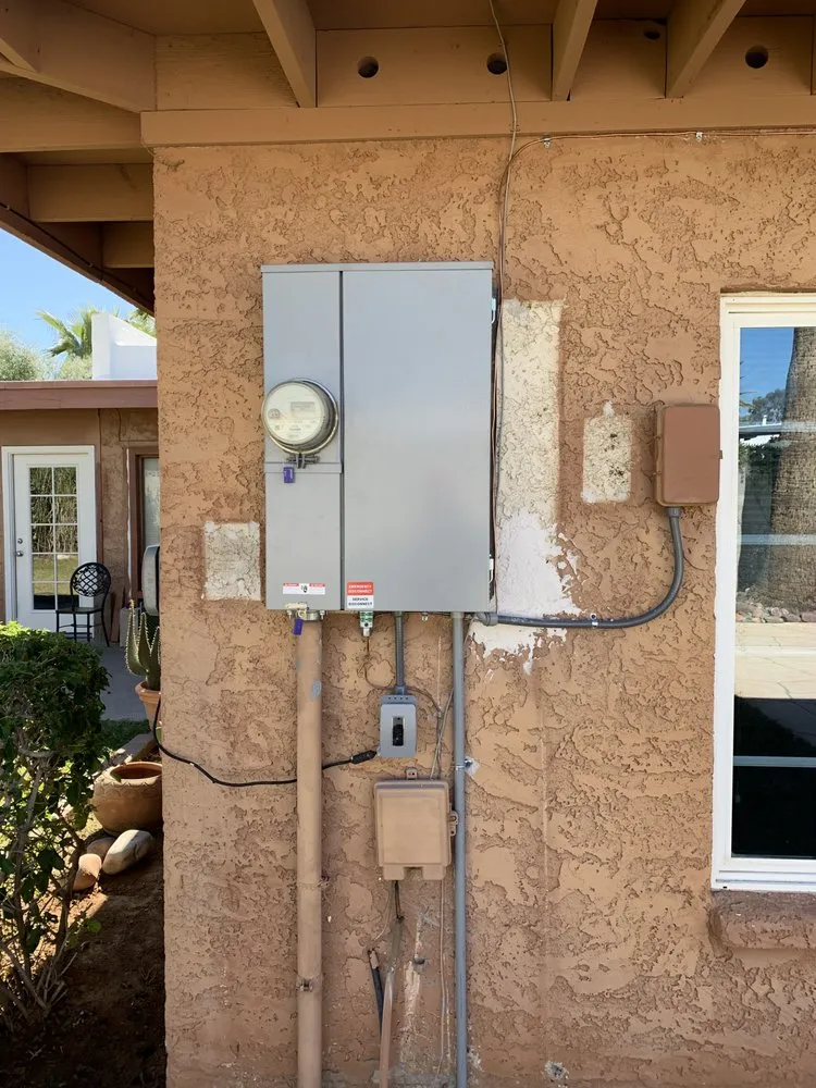 Emergency electrical service for homes in wiring installation,  by 