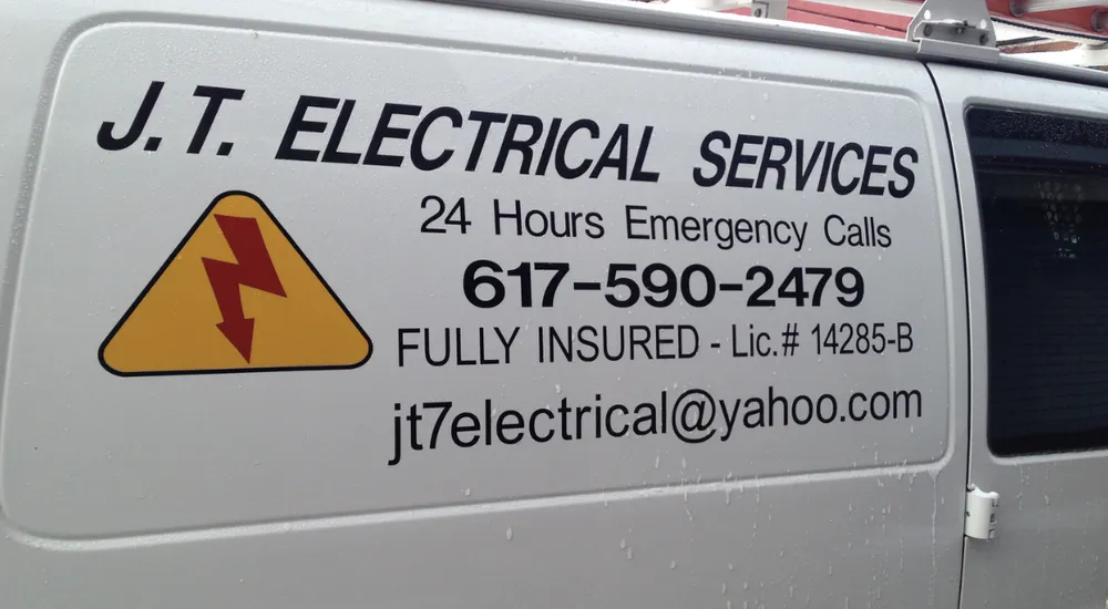 Slide of JT Electrical Services