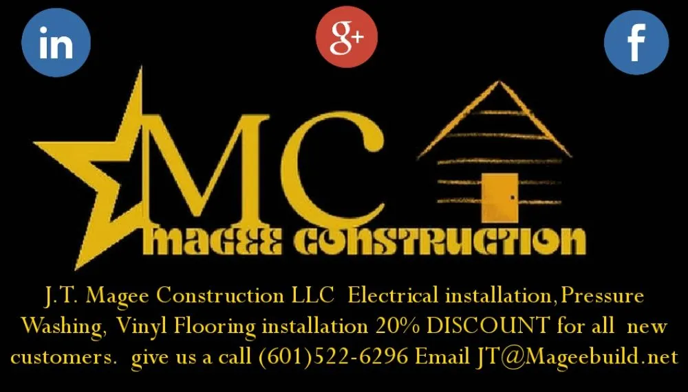 Trusted electrician providing outlet and switch repair in Foxworth, MS - JT Magee Construction