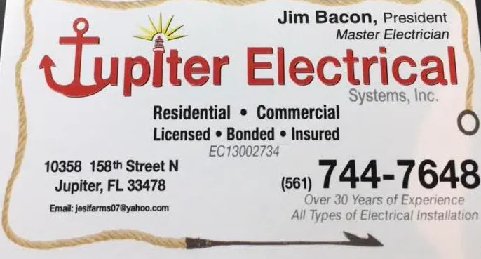 Slide of Jupiter Electrical Systems