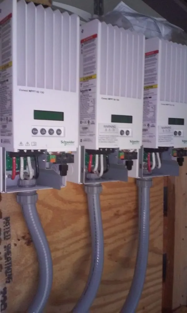 Slide of Just Electric and Solar