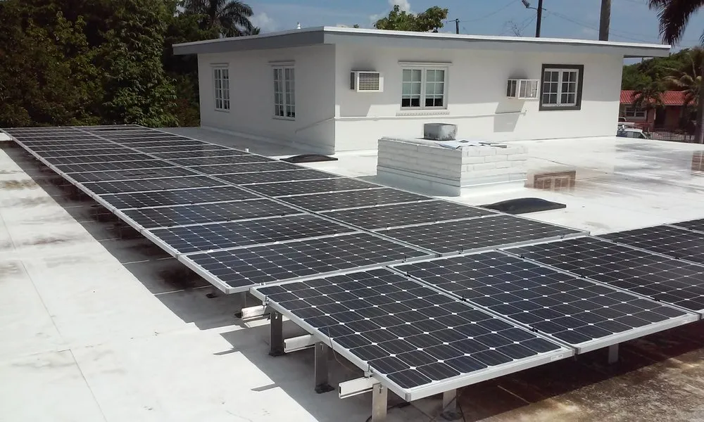 Slide of Just Electric and Solar