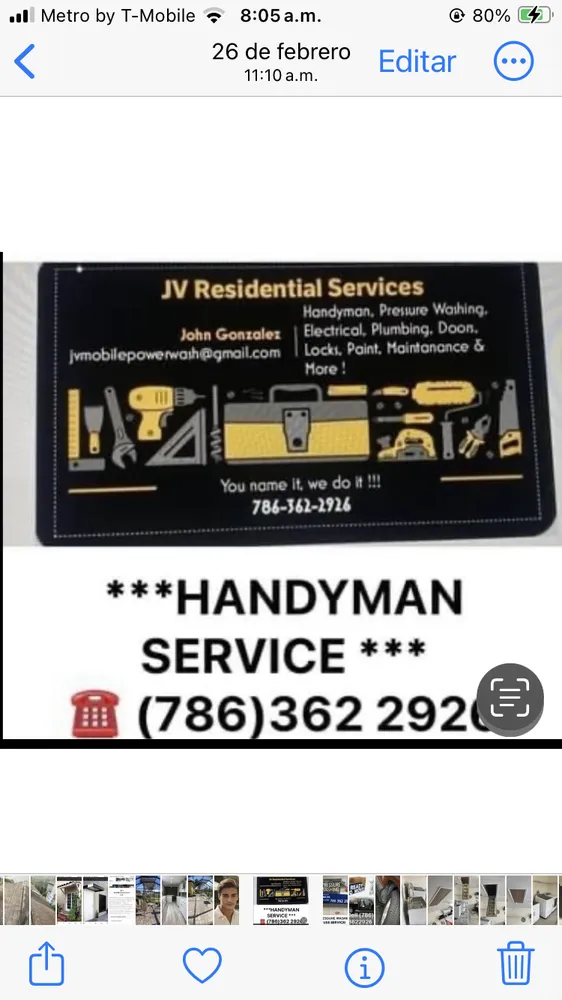 Slide of J&V Home Solutions