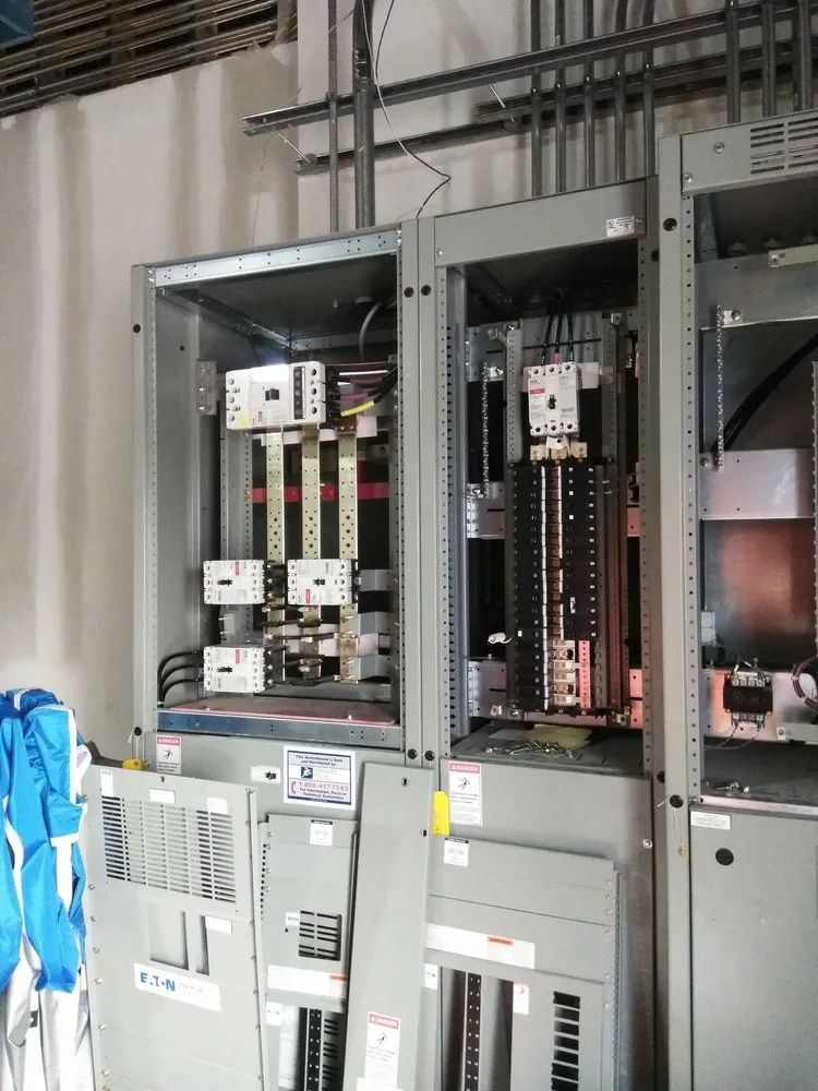 Certified electrician providing panel upgrade in ,