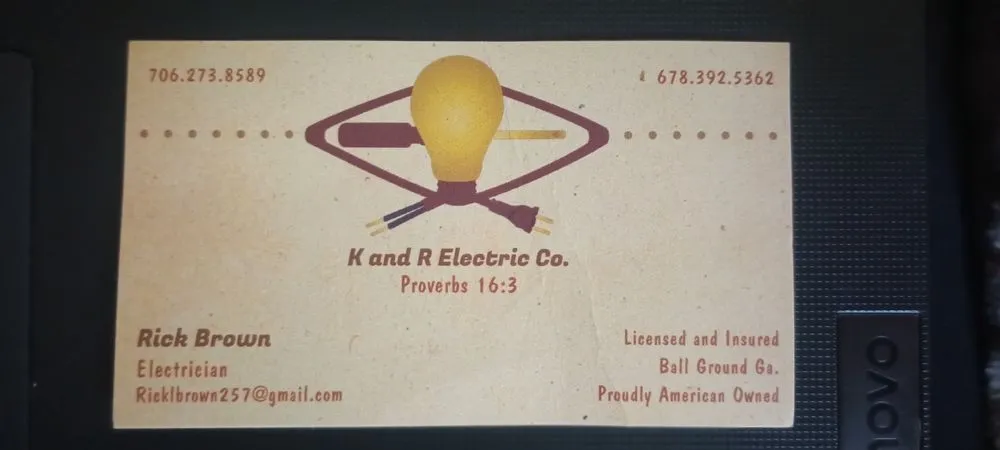 Slide of K and R Electric