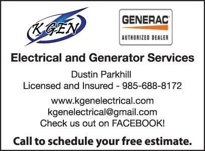 Slide of K-Gen Electrical & Generator Services