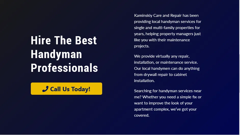 Slide of Kaminskiy Care & Repair