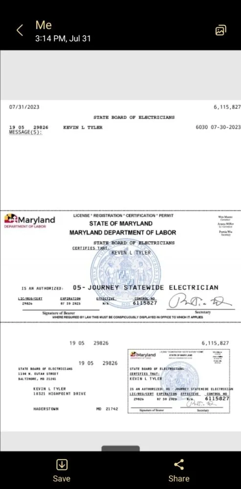 Slide of K&D Electric